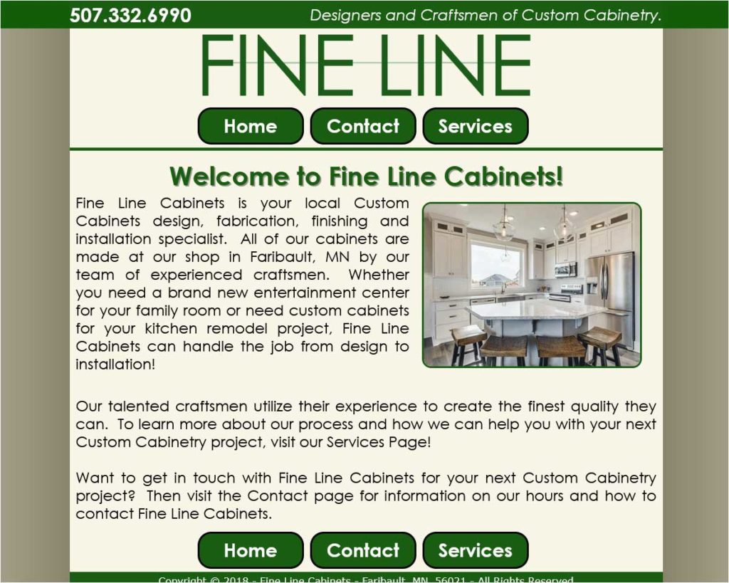 Fine_Line_Cabinets <a href="https://www.finelinecabinetsmn.com/" target="_blank" rel="noopener noreferrer">Fine Line Cabinets</a> <br />Faribault, MN