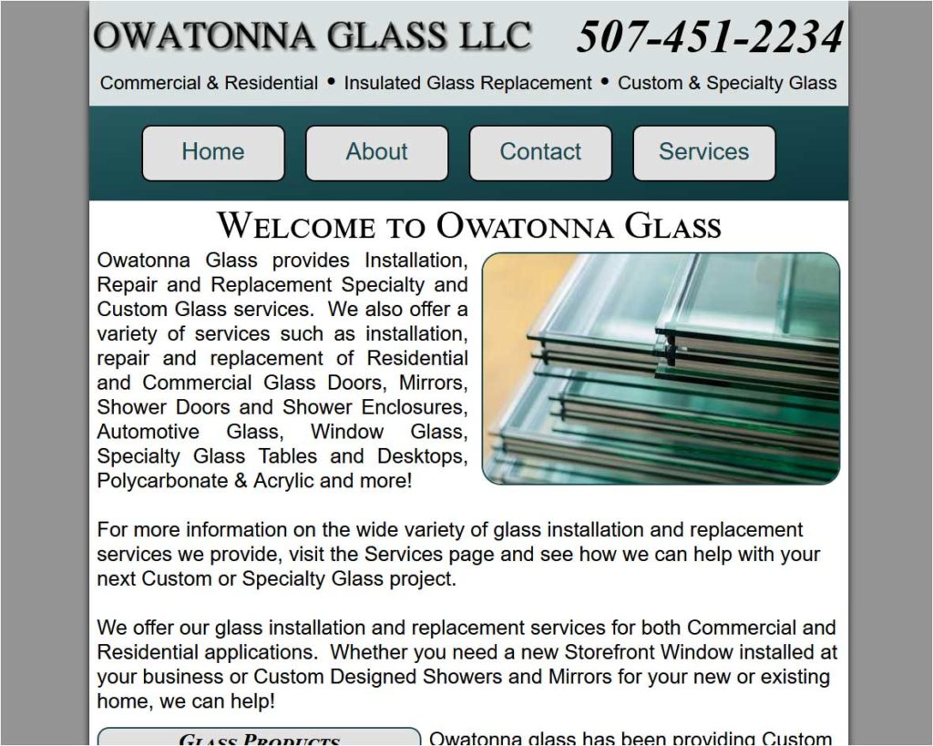 Owatonna_Glass <a href="https://www.owatonnaglass.com/" target="_blank" rel="noopener noreferrer">Owatonna Glass LLC</a> <br />Owatonna, MN