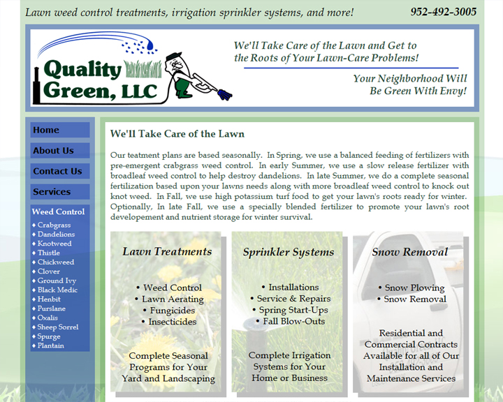 Quality_Green <a href="http://www.qualitygreenllc.com/" target="_blank" rel="noopener noreferrer">Quality Green, LLC</a> <br />Jordan, MN