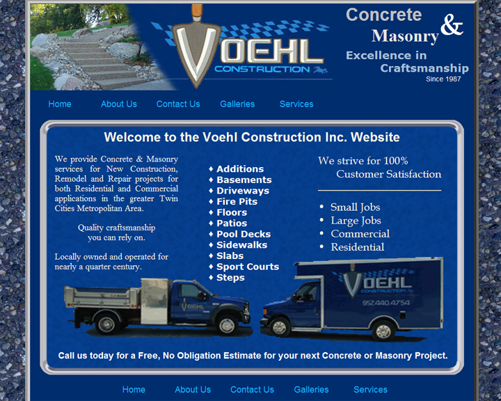 Voehl_Construction <a href="http://www.voehlconstruction.com/" target="_blank" rel="noopener noreferrer">Voehl Construction, Inc.</a> <br />Prior Lake, MN