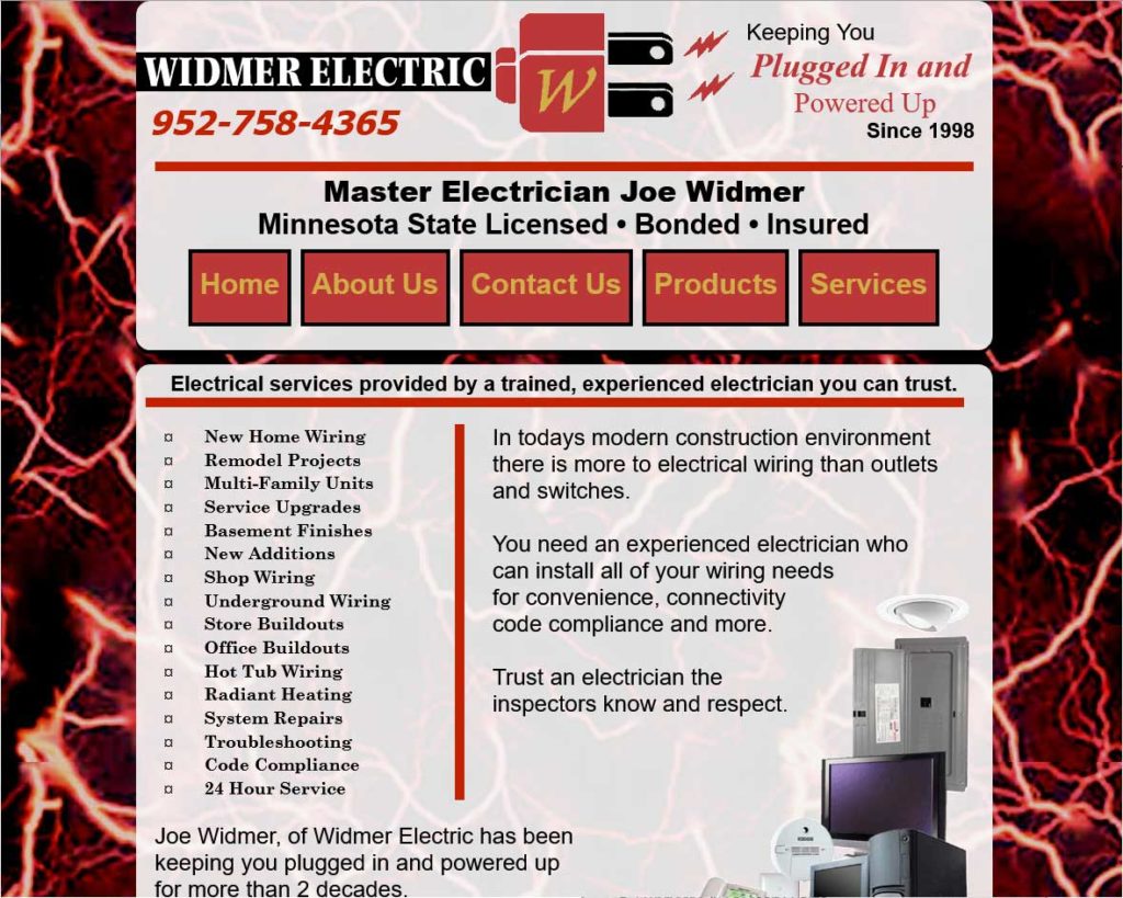 Widmer_Electric <a href="https://www.widmerelectric.com/" target="_blank" rel="noopener noreferrer">Widmer Electric</a> <br />New Prague, MN