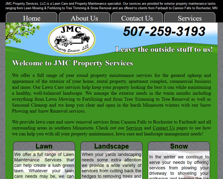 jmc_property_services <a href="http://www.jmcproservices.com/" target="_blank" rel="noopener noreferrer">JMC Property Services</a> <br />Wanamingo, MN